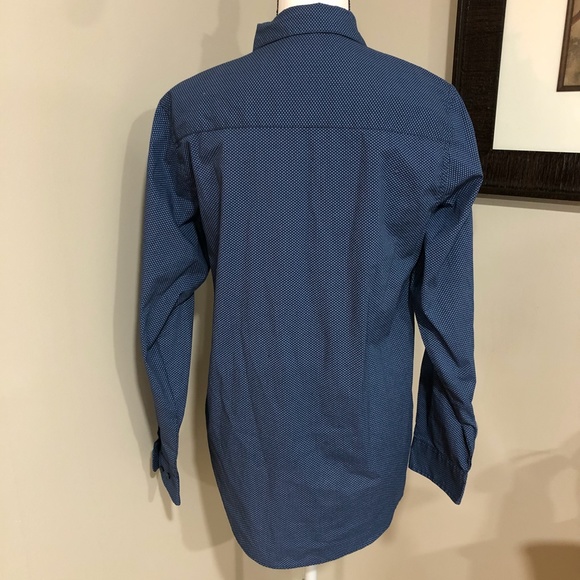 *VAN HEUSEN* Men's Blue Long Sleeve Button Down Size XL - Picture 4 of 6